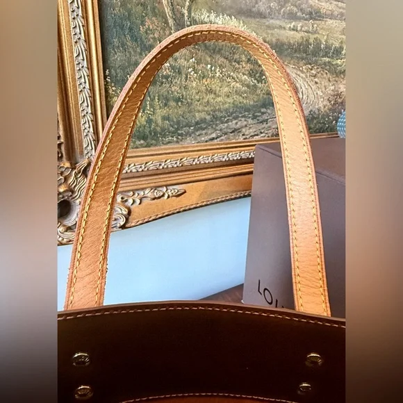 Pre-Loved Louis Vuitton Monogram Vernis Reade MM Women's Tote Bronze